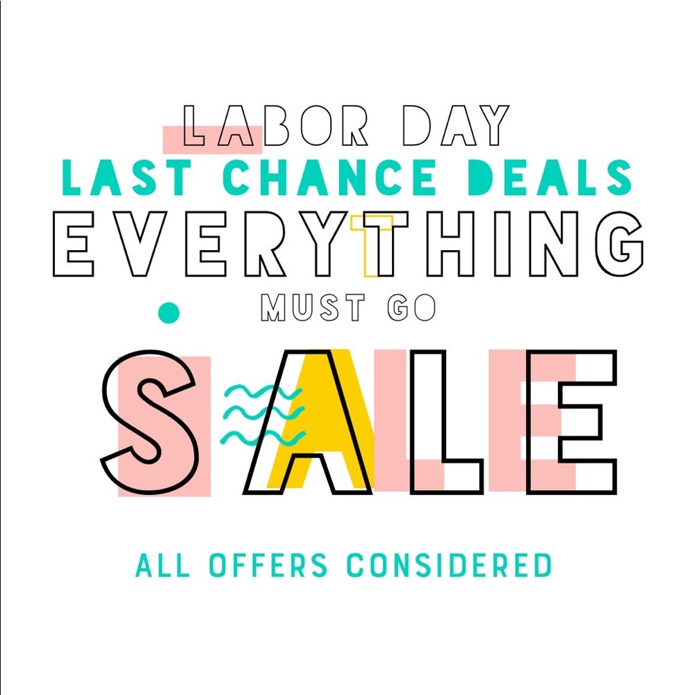 Everything must go!